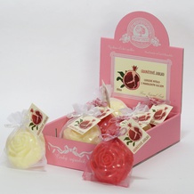 8 ks - GRANÁTOVÉ JABLKO - luxusní glycerinové mýdlo 