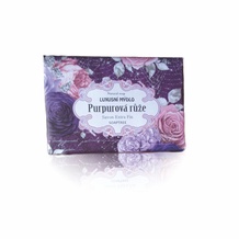 Purpurová růže - mýdlo dárkově balené 200g